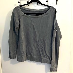 RtA Battleship Distressed Pullover Sweater. Size Medium